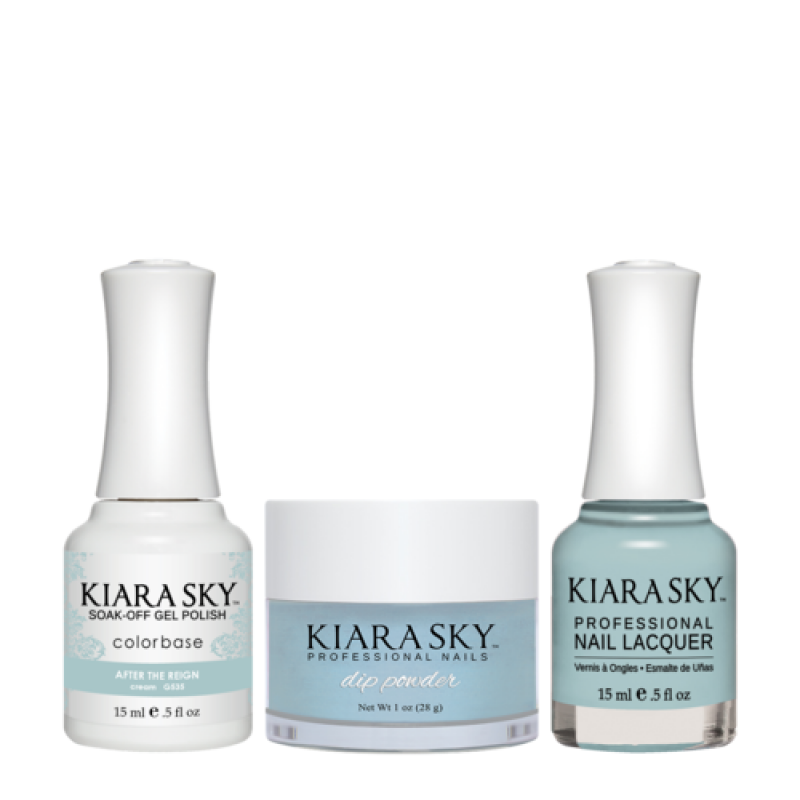 KIARA SKY 3in1 (Dipping Powder + Gel Polish + Nail Lacquer) - DGL 535, After The Reign